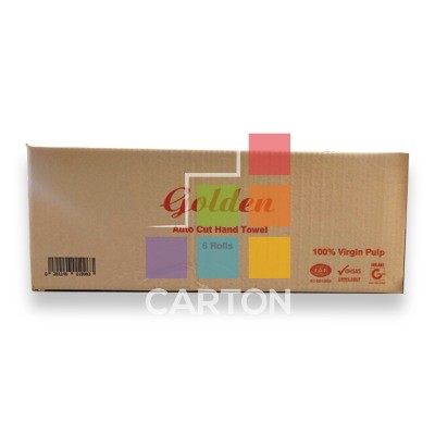 GOLDEN AUTO CUT TISSUE ROLL 1*6ROLLS